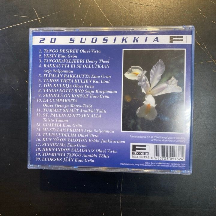 V/A - 20 suosikkia (Kansainväliset tangot 2) CD (VG+/M-)